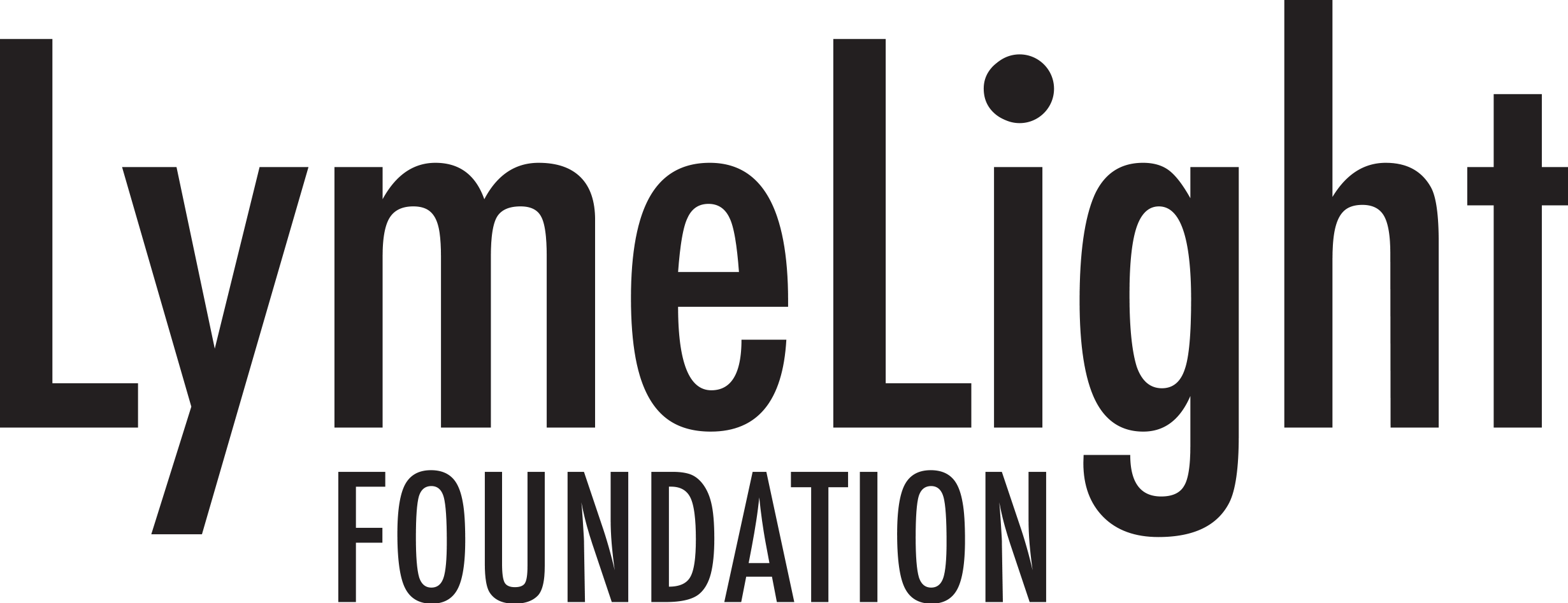 LymeLight Foundation logo with black text on a white background